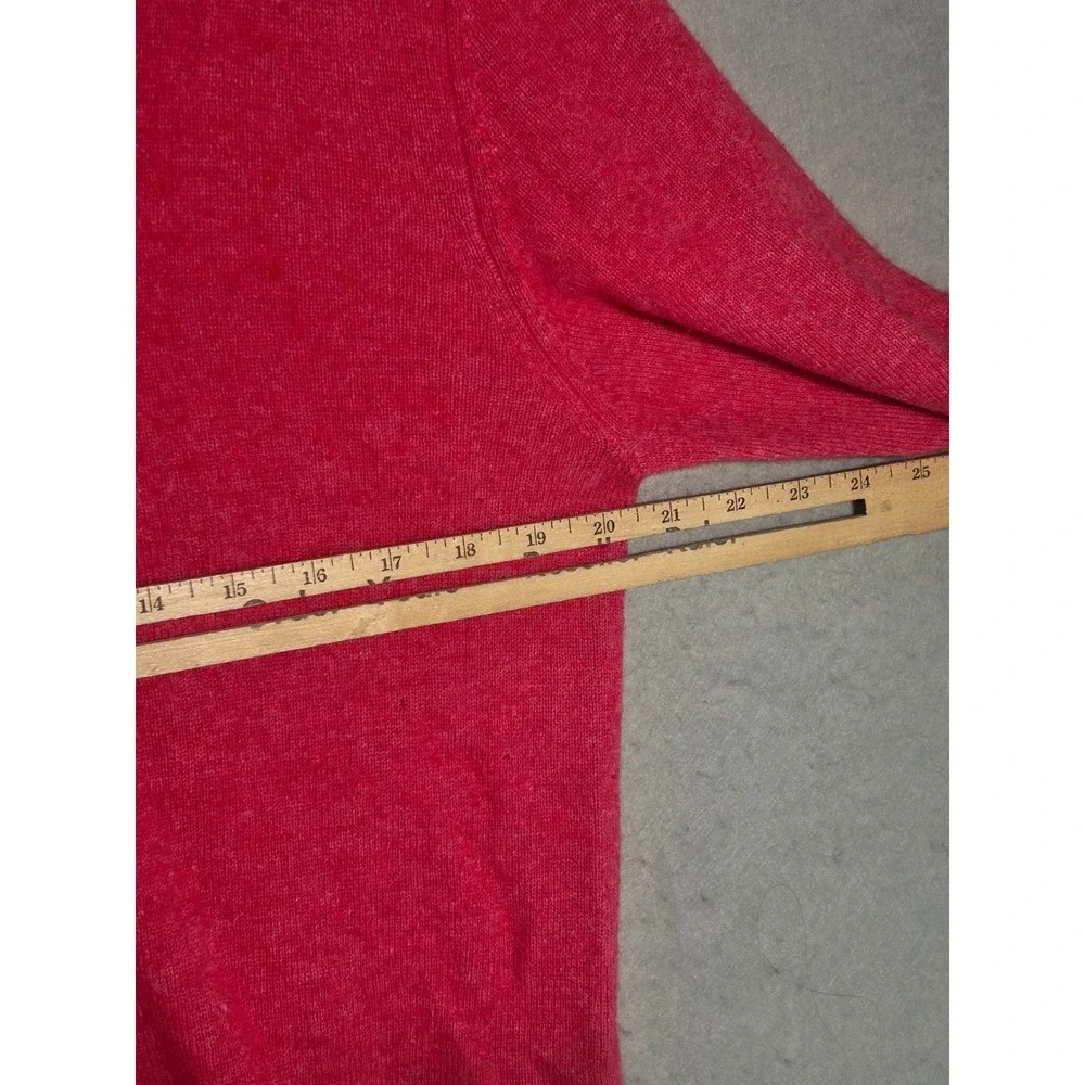 Club Room Luxury Mens Pink 100% Cashmere V-Neck Pullover Sweater Size Small